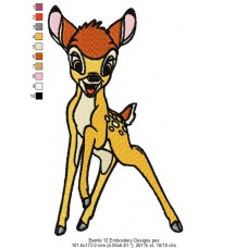 Bambi 12 Embroidery Designs